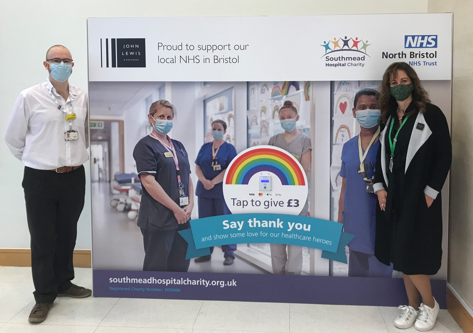 John Lewis & Partners unveils new contactless giving points at Cribbs